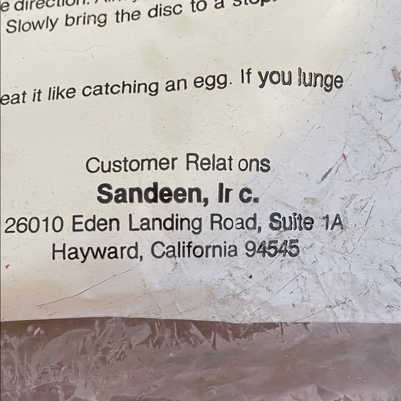 Vintage Spin Jammer 1000 Yellow Flying Disc New in Bag - Picture 5 of 7